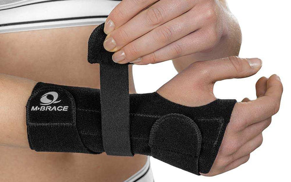 Wrist night splint that holds the wrist neutral for carpal tunnel relief