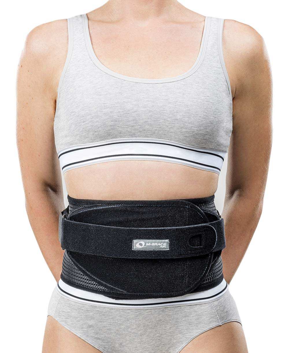 M-Brace 505 Lumbar Sacral Brace providing lower back support for sciatica and disc injuries.
