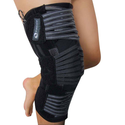 M-Brace Vega Aligner knee stabilizer providing support and alignment for the knee joint.