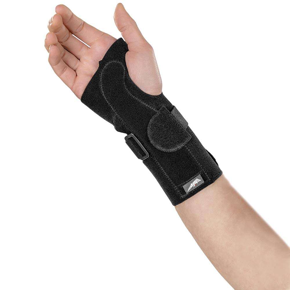 M-Brace Wrist Splint for soft tissue support and protection.