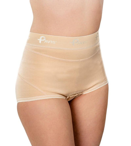 Women’s Hernia Underwear with Left and Right Pads for Inguinal Support